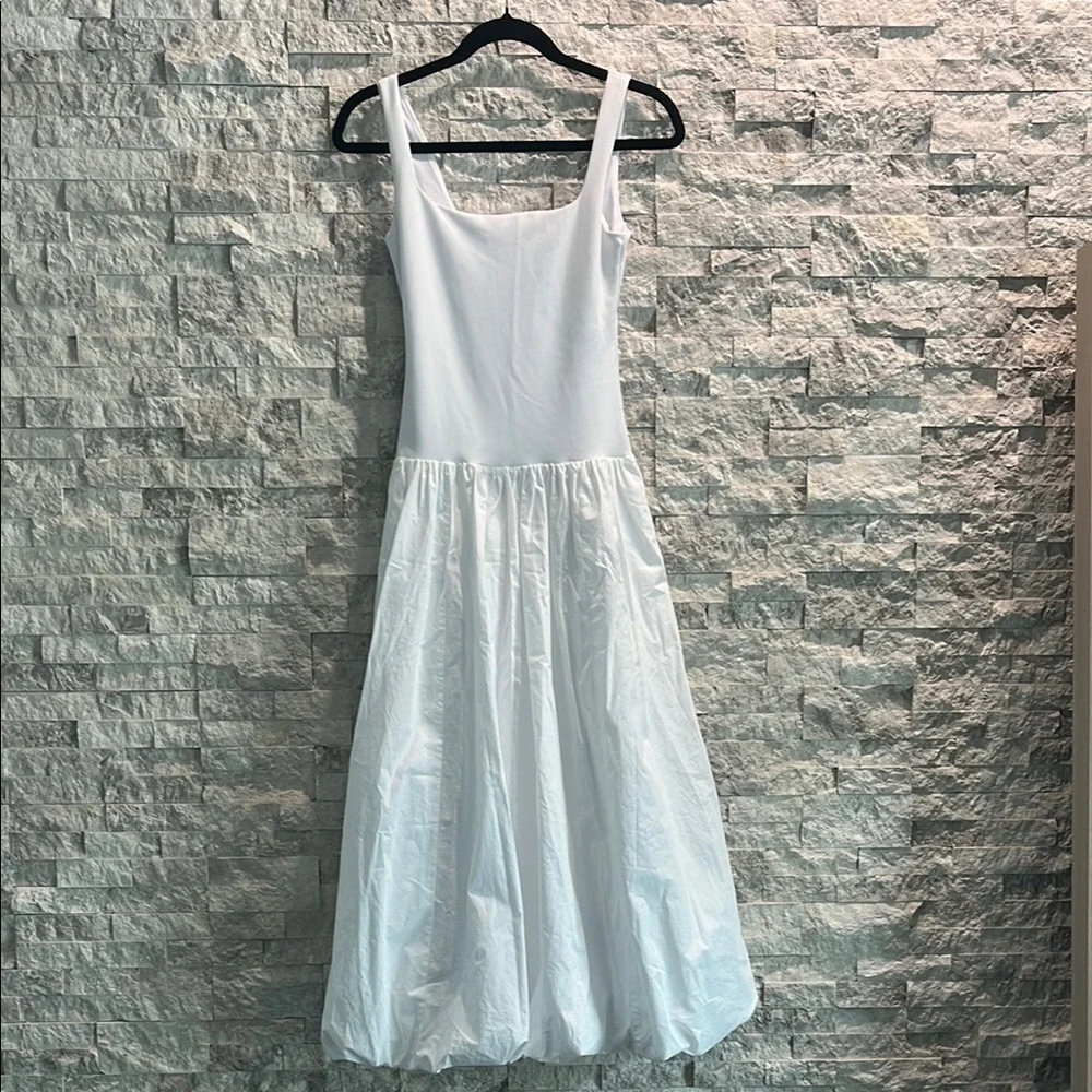 Abercrombie & Fitch White Maxi Dress